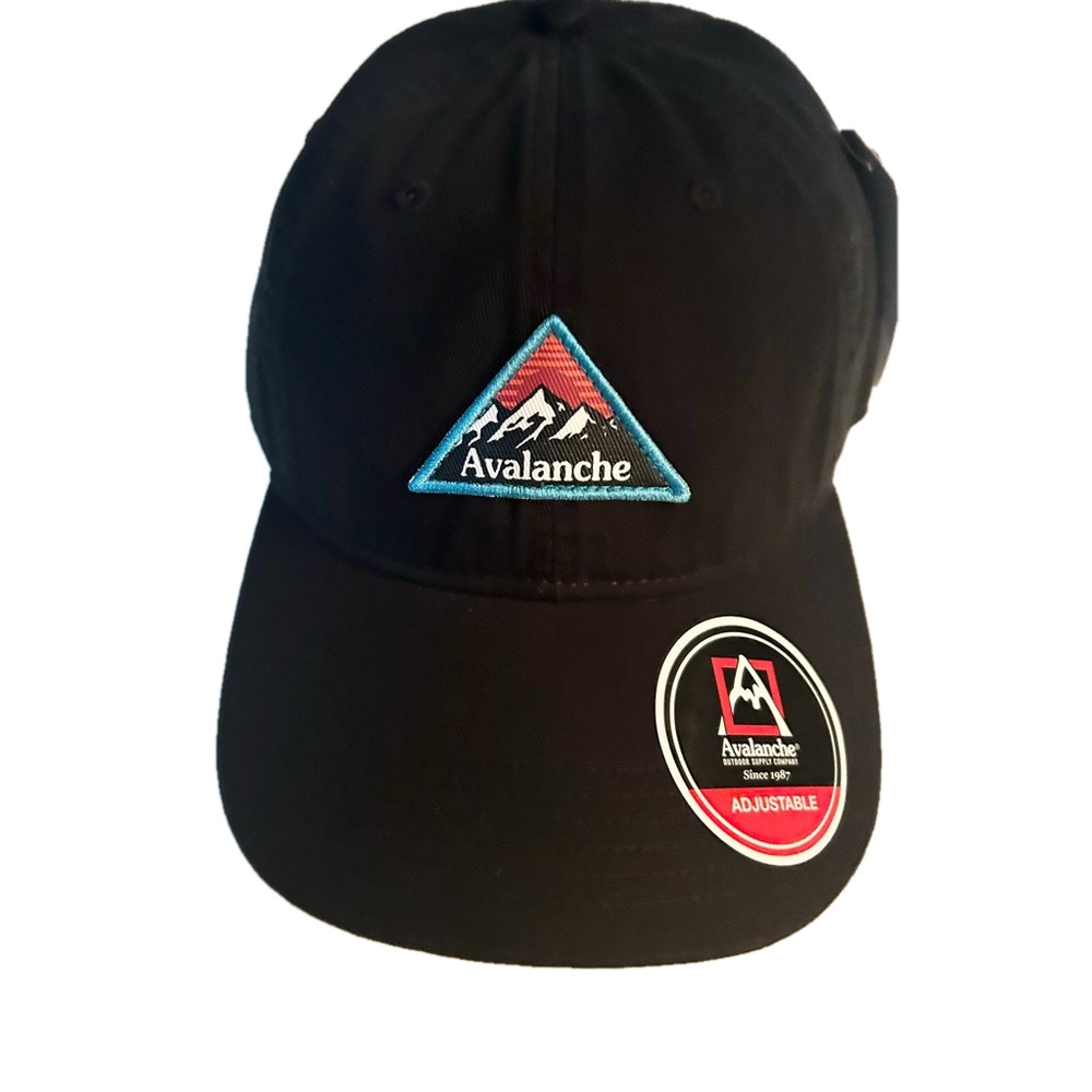 Avalanche Yellowstone Black Outdoorsman Adjustable Cap NWT